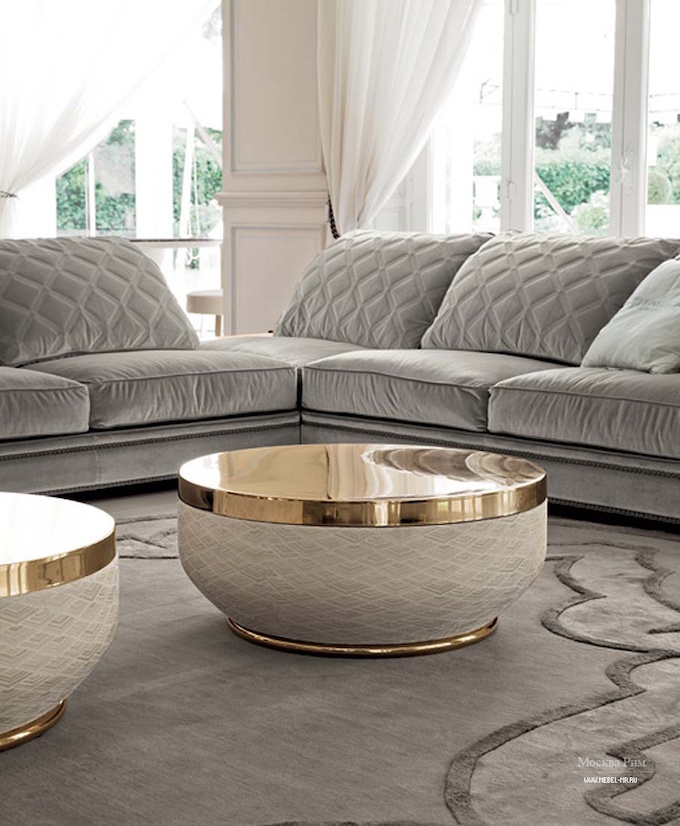 Modern side tables- Longhi coffee table