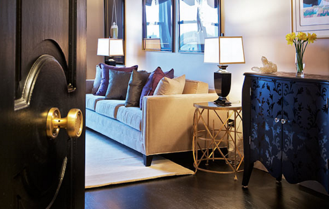 TOP 6 RESIDENTIAL PROJECTS BY MARIE BURGOS DESIGN for your New York home-Black and Gold Residence