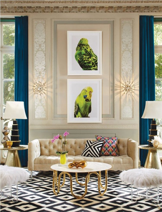 Summer living room Décor Ideas for your NYC Apartment-Floral Patterns