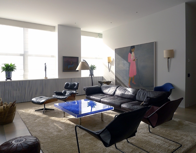 TOP 6 MODERN LIVING ROOM DÉCOR BY DIANA VIÑOLY INTERIORS-Loft in Chelsea