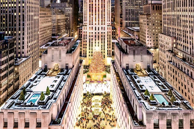 Shopping & Dining, The Ice Rink, Radio City Christmas Spectacular, Top of the Rock, tree, christmas tree, christmas, magical, holiday destination, christmas season, santa, magical season, holiday season, festive season, season, new york city, new york interiors, new york designer, new york spaces, new york design, new york, nyc, winter wonderland, christmas lights, winter time, holiday markets, ice skating, spirit, luxury, rockefeller plaza, tree lighting ceremony, nbc, norway spruce, lights, swarovski star, architect, daniel libeskind, christmas decorations